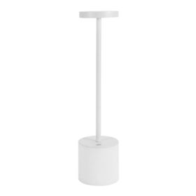 LED Waterproof Rechargeable Desk Lamp (Color: White)