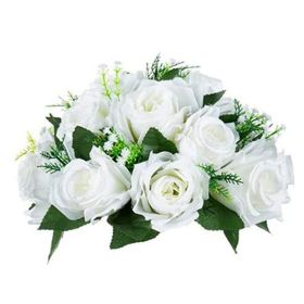 Gold/Silver Wedding Candle Holders Decor (Color: White, Ships From: China)