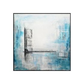 Hand-painted decorative painting abstract art (size: 80x80cm)