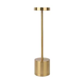 Rechargeable Table Lamp, LED Cordless Desk Lamp (Color: golden)