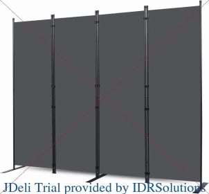 Room Dividers (Color: grey, size: 22 - 8 Panel)