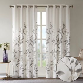 Burnout Printed Curtain Panel, (Color: as Pic)