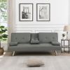 sofa bed with Armrest two holders WOOD FRAME,