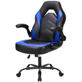 Ergonomic Office Computer Home Gaming Desk Chair (Color: Blue)