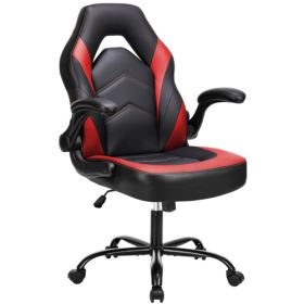 Ergonomic Office Computer Home Gaming Desk Chair (Color: Red)