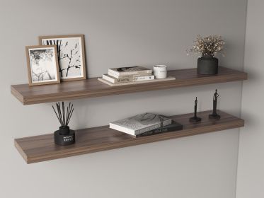 Ecco 47" Wide Floating Shelves (Color: as Pic)
