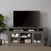 Retro TV Stand for 65'' TV, TV Console Cabinet with Storage,