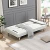 sofa bed with Armrest two holders WOOD FRAME,