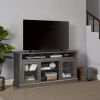 Retro TV Stand for 65'' TV, TV Console Cabinet with Storage,