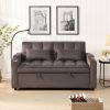 Modern Velvet Loveseat Futon Sofa