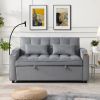 Modern Velvet Loveseat Futon Sofa