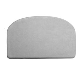 Super Absorbent Bath Mat Quick Drying Shower Carpets (Color: Gray Without Logo, Specification: 600MMx900MM)