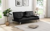 sofa bed with Armrest two holders WOOD FRAME,