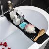 Retractable Bathtub Tray Shelf Adjustable