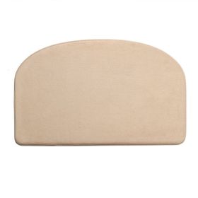 Super Absorbent Bath Mat Quick Drying Shower Carpets (Color: Beige Without Logo, Specification: 400MMx600MM)